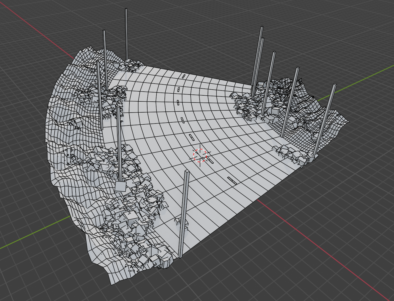 geometry nodes road template